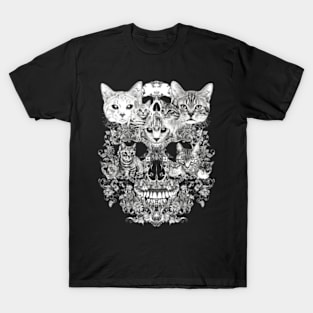 Cat Skull Anatomy T-Shirt